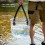 Portable Bucket with Handle Foldable Multifunctional Water Container Sink, Camping, Hiking, Car Washing 4