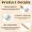 3Pcs Box Resizer Tool, Cardboard Scoring Tool and Paper Perforator Tool, Includes Tracing Wheel and Measuring Tape 2
