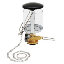 Linterna de Gas, Linterna de Gas Compacta de Metal para Camping con Vidrio Resistente Al Calor, Lámpara de Vela Portátil para Camping y Senderismo