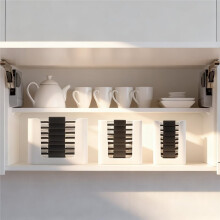 Deckelorganizer für für Brilliances Nap- Deckel, 3-Teiliger Deckelorganizer für Küchenschränke