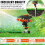 1set/4pcs Professional Garden Metal Sprinkler with 360 Degree Adjustable Rotating Nozzle Pulse Irrigation System 3