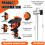 1set/4pcs Professional Garden Metal Sprinkler with 360 Degree Adjustable Rotating Nozzle Pulse Irrigation System 6