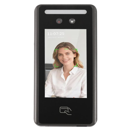 AI Biometric Wall Mount Face & RFID Recognition Terminal 4.5-Inch Card Reader for  Attendance Access Control System