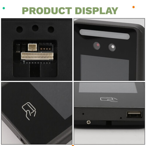AI Biometric Wall Mount Face & RFID Recognition Terminal 4.5-Inch Card Reader for  Attendance Access Control System 1