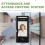 AI Biometric Wall Mount Face & RFID Recognition Terminal 4.5-Inch Card Reader for  Attendance Access Control System 3
