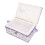 Sewing Tool Storage Basket with Removable Tray, Portable Double Layer Sewing Tool Organizer for Thread, Scissors, Spools 2