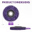 10-Piece Rust Removal Disc, Peeling Wheel for Angle Grinder, Paint Stripping Wheel, Fast Abrasive Disc 4
