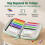 14-Day Waterproof Pill Pouch Set - Zipper Case with Daily Organizer for Medication 2