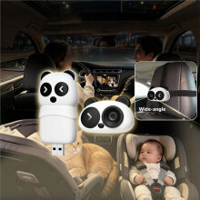 Car Baby Monitor Wireless CarPlay & Android Auto 5GHz WiFi Super Wide Angle Baby Monitor  Voice Control