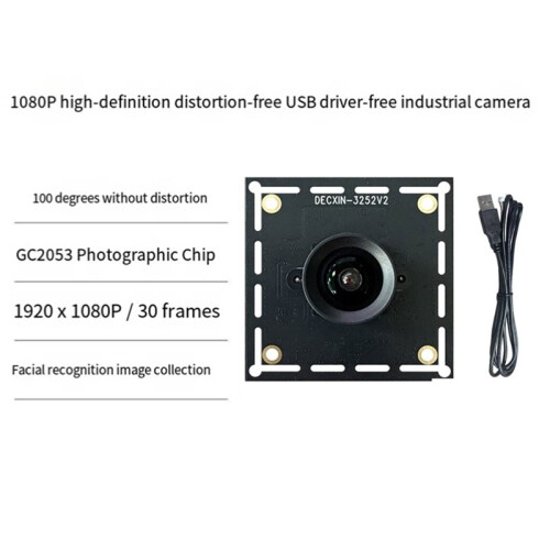 3PCS GC2053 2MP 1080P 100-Degree USB Camera Module USB Free Drive with 2m Cable for Automatic Darts Scoring System 2