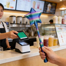 Fashion 3D Printed Wand Tap to Pay Portable Cute Star-Magic Wand Holder Funny Card Holder Daily Use
