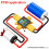0-80V 50A Power Meter Digital Voltmeter Ammeter XT60 XT30 XT90 Plug Power Meter Current Capacity Tester for Drones 5
