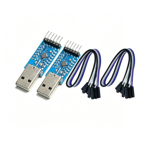 2pcs CP2104 USB 2.0 to TTL UART Module Serial Converter STC Programmer Adapter Board Replace CP2102 for Serial Debugging