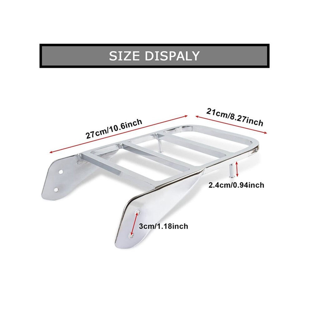 Motorcycle Bracket Sissy Bar Luggage Rack For V-Star 400 650 1100 Dragstar 400 650 Xvs 1100 Accessories 6033075618195