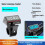 Motorcycle Ebike Solar Power Clock with Date Week Temperature LCD Backlit Display Waterproof Thermometer with Stand B 2