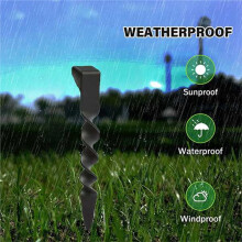 Poteau D'Ancrage Adaptateur pour Chaîne de Pluie, Cheville de en Fer pour Jardin, Décoration Extérieure de Cour, Haute Qualité