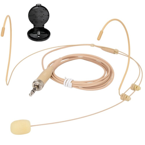 Mounted Microphone, 3.5mm Internal Thread Plug for  Wireless System Waist Pack Transmitt