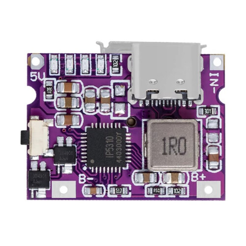 Type-C USB 5V 3.1A Boost Converter Step- Power Module IP5310 Mobile Power Bank Accessory with  LED Indicator A+C