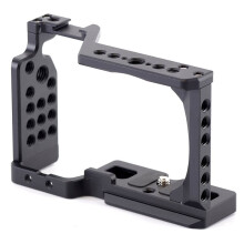 For ZV-E10 Cage Quick Release,Camera Video Rig with Arca-Swiss Base,1/4" Thread Mount for Vlog Microphone LED Light