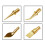 10Pc Heat Insert Nut Iron Tip M2 -M8 Brass Thread Embedded Kit Tool for Plastic 3D Printer Soldering Iron 7
