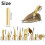 10Pc Heat Insert Nut Iron Tip M2 -M8 Brass Thread Embedded Kit Tool for Plastic 3D Printer Soldering Iron 8