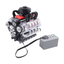 Zestaw Miniaturowego Silnika V8 do Jazdy, Model do Eksperymentów Naukowych dla Nastolatków, Wspaniały Prezent dla Dzieci i Dorosłych