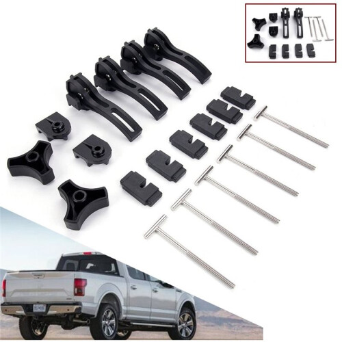 4 Fixations Arrière pour Couvre-Benne Rigide à Trois Volets de Camionnette 2
