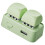 Tourneur de Pages  Discret,  Télécommande  à Double Bouton, Vert, pour Téléphone et Tablette 1