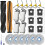 Replacement Kit for  X60 Max Ultra Robot Vacuum,Includes Main Roller Brush,Mop Pad,Dust Bag,Side Brush,HEPA Filter 1