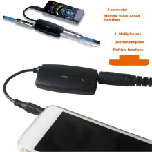 Guitar Link Audio Interface System AMP Amplifier Guitar Effects Pedal Convertor Adapter Cable Jack for Phone and Tablet