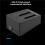 Solid State Drive Socket 2.5-Inch Dual Bay Universal Hard Drive Case Base USB3.0 Clone Base 4