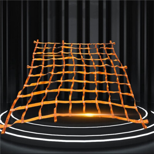 Cargo Lifting Net,Flat Polyester Sling Hoisting Net Square Mesh Tear Resistance Safety Net Straps,Hanging Netting 1