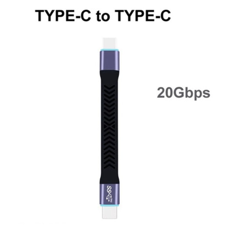 PHDK 20Gbps USB 3.2 Type C Cable Fast Charging Usb C to UsbC Cable High Speed TypeC Data Cable Quick Charging Fast Data Transfer 1