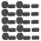 30Pack Cloning Collars Inserts Premium Grade Foam, DIY Foam Cloner Inserts for Net Pots, Aeroponics 1