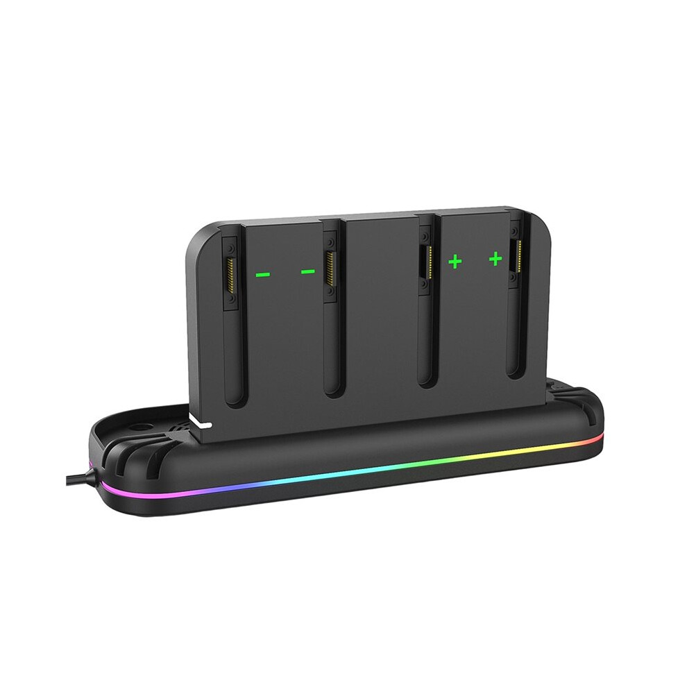 For 2 Charger Console Cooler Base With Rgb External Game Console Stand Gamepad Charging Dock Light 6033687925759