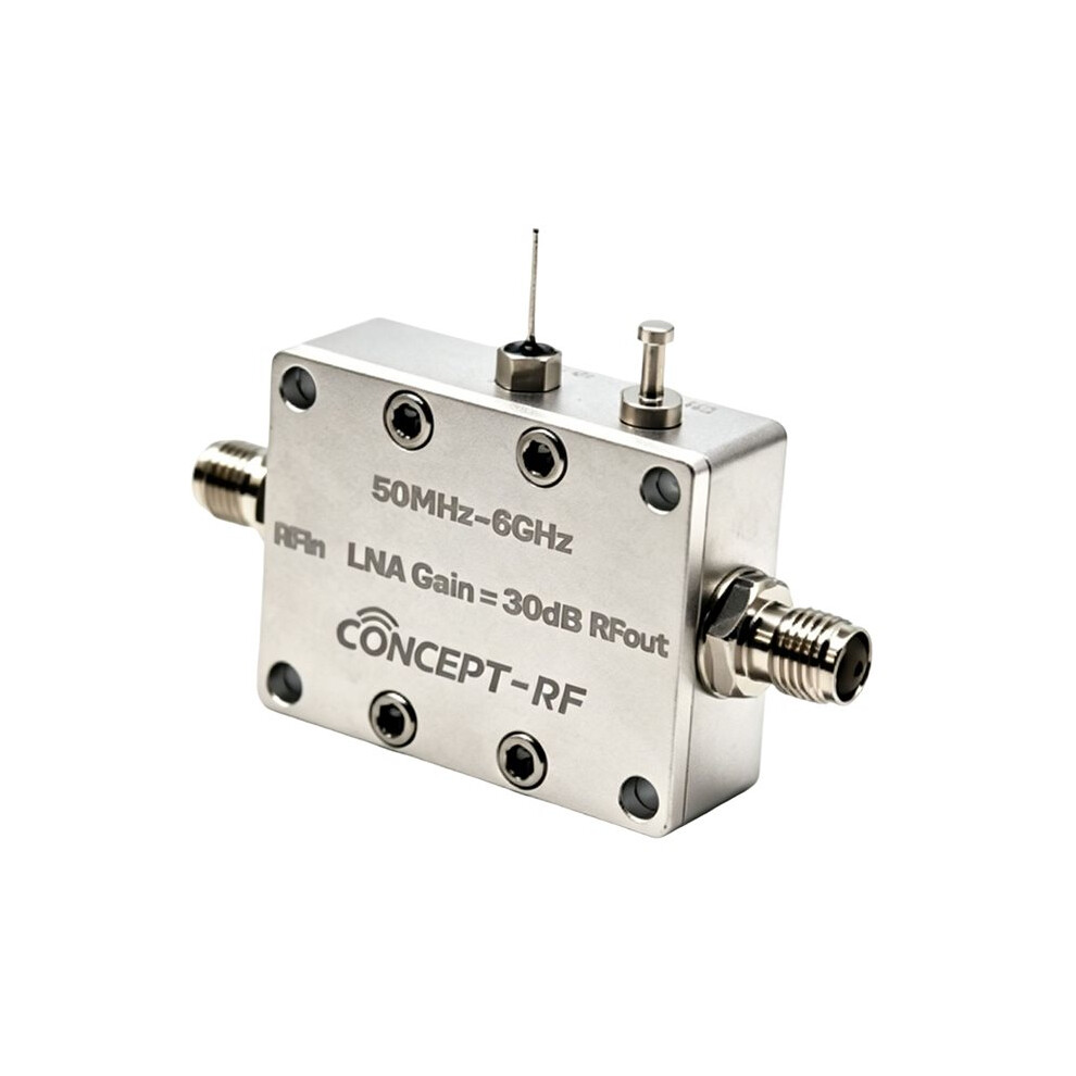 Concept-Rf Lna 0.5-6Ghz Ultra Low Noise Amplifier 30Db Gain Rf Signal Amplification Am Fm Mw Sdr Radio 4711949382930