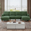 Corduroy U Shaped Sectional Sofa with Double Chaise 7
