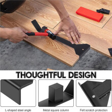 Heavy-Duty Laminate Pry Bar for Flooring Installation, Home & Commercial Use