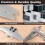 1 Pair Stainless Steel Stair Tread Template Tool for Precise Tile & Board Positioning 5