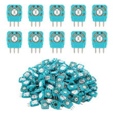 100 St Joystickpotentiometrar Sensormodulsats för PS4 10K-Kontroller 3D Tumspaksaxelmotstånd Reparationsdel