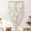 Macrame Wall Hanging Cotton Handmade Macrame  Boho Decorative Woven  Decoration for Bedroom Balcony 2