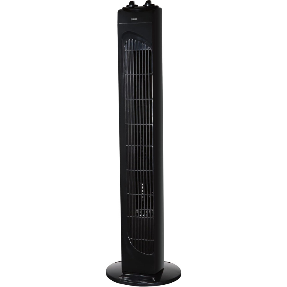 (Single, 29 Inch Tower) Zanussi 29" Inch, Lightweight, Tower Fan, 3 Speeds, Wide-Angled Oscillation, Powerful Airflow, Quiet Operation, Perfect 7437238232362