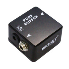 MOSKY PURE BUFFER Guitar Buffer Effect Pedal Full Metal Mini Size Black