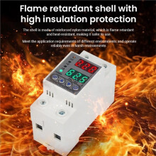 230V 63A Adjustable over Voltage Under Voltage Reclosing Protector Relay Limit over Current Protection
