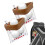 2 Pcs  Tees and  Pouch Bag, Portable Clear Squeeze Top Bag Holder with Clip,  Accessories 2