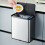 Stainless Steel Induction Hanging Garbage Bin for Kitchen, Odorless and Design 4