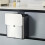 Stainless Steel Induction Hanging Garbage Bin for Kitchen, Odorless and Design 6