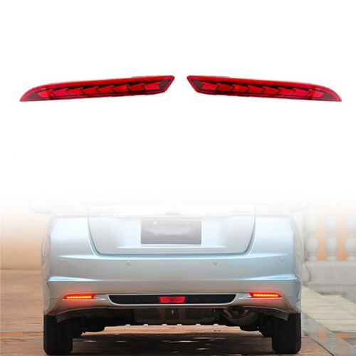 Rear Bumper Reflector Light for  Insight Hybrid 2010-2013 LED Brake Stop Light Accessories 1