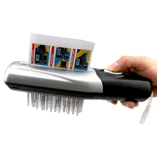 Distruggidocumenti Portatile,  Distruggidocumenti Alimentato Tramite USB per Casa e Ufficio 2