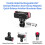 Cycling Vlog Magnetic Mount Magnet Base for  Osmo  Action Camera 360 Adjustable Support Charging While Recording 6